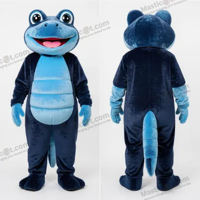 Obrázek produktu pro Modrý MASTICOT sametový kostým žáby maskota
