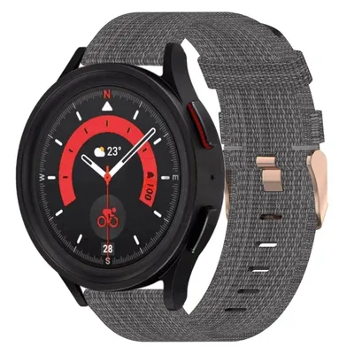 Produktbild von Für Samsung Galaxy Watch FE 6 5 4 Normal Pro Classic alle Größen Gewebtes Nylon Band