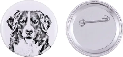 Produktbild von Berner Sennenhund, Dürrbächler, Bouvier bernois - Anstecknadel mit Ihrem Hund, fügen Sie Ihr eigenes Foto hinzu, Marke Art-Dog