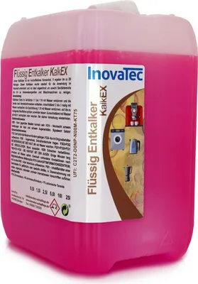 Produktbild von KalkEX - Kalklöser flüssig Entkalker mit Zitronensäure Schnellentkalker 10 Liter Inovatec