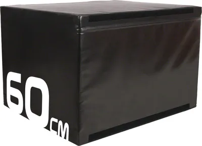 Produktbild von Sport-Tec Sprungtrainer Soft Plyo Box, 60 cm, stapelbar, schwarz