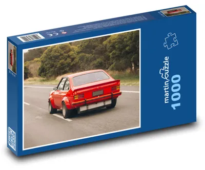 Obrázok produktu pre Puzzle 1000 Červené vintage športové auto - martinpuzzle