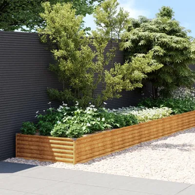 Produktbild von Maison Exclusive - Hochbeet 1150x100x36 cm Cortenstahl