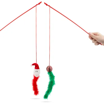 Obrázok produktu pre Vianočná hračka pre mačky - 2 druhy