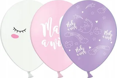 Produktbild von Einhorn-Luftballons, Mix, 30 cm, 1 Stk.