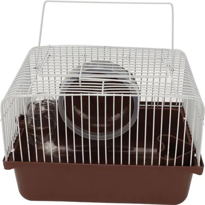 Produktbild von Hamster Käfig atmungsaktives tragbares kleines Tierhaus mit Wasserflaschenschüssel für Meerschweinchen Kaninchen