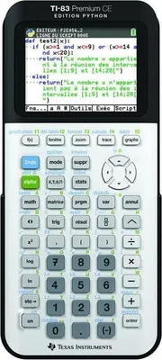 Obrázek produktu pro Kalkulačka Texas Instruments TI-83 Premium CE Python, barevný displej, programovací funkce Python, programování mikrokontrolérů