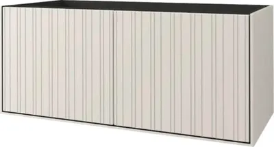Produktbild von Jungborn Waschbeckenunterschrank SEIMILA BxHxT 100 x 43 x 46 cm Frontfarbe weiß matt