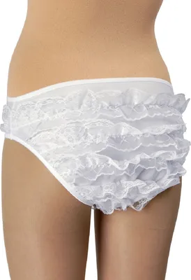 Produktbild von T2862-98-104 weiß Kinder Mädchen Spitzenhose Rüschenhose Gr.98-104