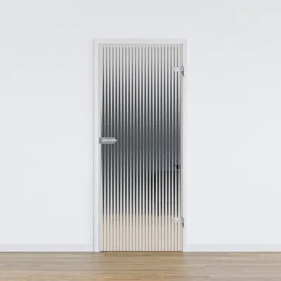 Produktbild von Pertura Glastür Glera Ripple 02 584 x 2085 x 8 mm Rechts für Beschlag Studio