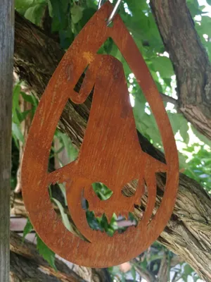 Productafbeelding van Edelrost Halloween hangdecoratie, pompoen Nucmah, druppelvorm