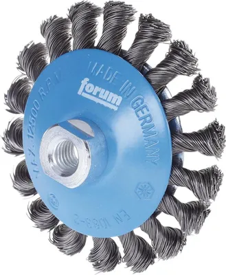 Produktbild von Forum Kegelbürste Stahldraht M14 115 x 0,50 mm gezopft