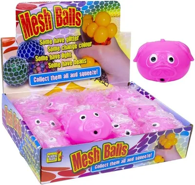 Produktbild von 1 x Quetsch Splash Ball Schwein groß 6cm