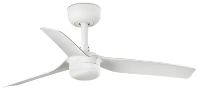 Produktbild von Energiespar Deckenventilator mit LED Beleuchtung und Fernbedienung Mini Punt 90 cm Weiß