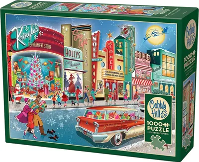 Image de Cobble Hill Vintage Shopping de Noël 1000 pièces