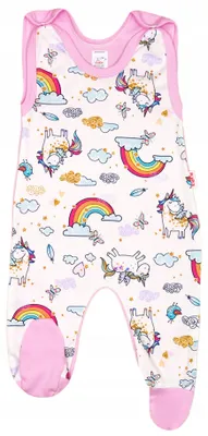 Produktbild von KLEKLE Einhorn Schlafanzug Baumwolle Baby Gr. 68