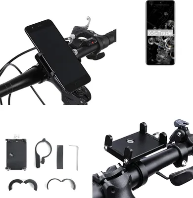 Produktbild von K-S-Trade Handyhalterung für das Fahrrad kompatibel mit Samsung Galaxy S20 Ultra 5G SD865 Halter Lenkstange Fahrradhalterung Motorrad Bike Mount