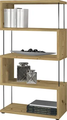 Produktbild von Regal - Asteiche Nachbildung - 66 x 126 cm - mit 4 Fächern