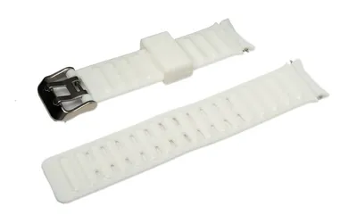 Produktbild von SYSTEM-S Armband 20 mm aus TPU für Samsung Galaxy Watch 5 4 Smartwatch in Weiß