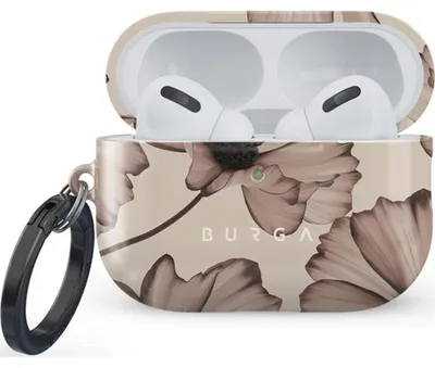 Produktbild von Schutzhülle für AirPods Pro 3, Burga Barely Yours, Beige mit Blumenmuster