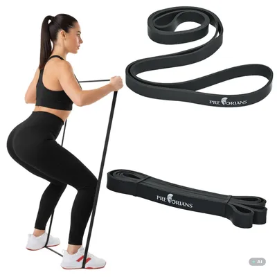 Produktbild von Widerstandsband Fitnessband lang 16-32 kg Gymnastikband Power band Widerstandstraining Gym Workout