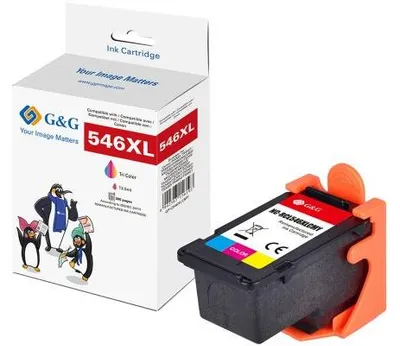 Obrázok produktu pre G&G 15097, Vysoký (XL) výnos, Azúrová, Purpurová, Žltá, 12,6 ml, 1 kusov, 300 strany, Balenie po jednom kuse