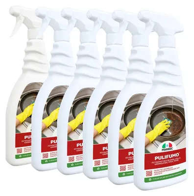 Produktbild von PULIFUMO® - Entfettendes Reinigungsmittel für Ruß und Fett, effektive und gezielte Reinigung - 750MLx6Pz
