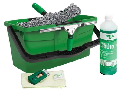 Produktbild von Unger ErgoTec Profi-Glasreinigungsset 6in1