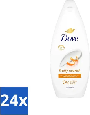 Immagine prodotto di Gel doccia Dove Fruity Nourish – Senza solfati – 250 ml - Confezione risparmio - 24 pezzi