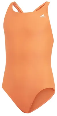 Produktbild von adidas Badeanzug Mädchen chlorresistent schnelltrocknend, Farbe:Orange, Kinder Größen:152