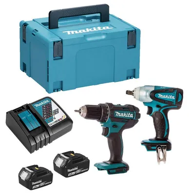 Obrázok produktu pre AKUMULÁTOROVÁ SADA MAKITA DLX2133J 18 V, POČET BATÉRIÍ 2, 3.00 Ah, KUFOR