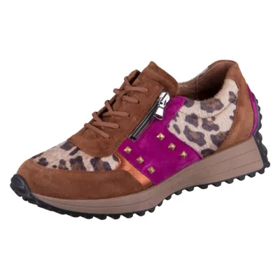 Produktbild von Waldläufer Damen Schnürschuhe, braun(cognacmunkrost (082)), Gr. 6