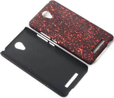 Produktbild von Handy Hülle Schutz Case Bumper Schale für Xiaomi Redmi Note 2 3D Sterne Rot