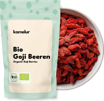 Produktbild von Kamelur 1kg BIO Goji Beeren getrocknet