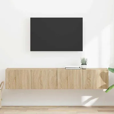 Image de Maison Exclusive - Meuble TV 2 pièces Sonoma 78,5 x 31 x 29,5 cm en aggloméré