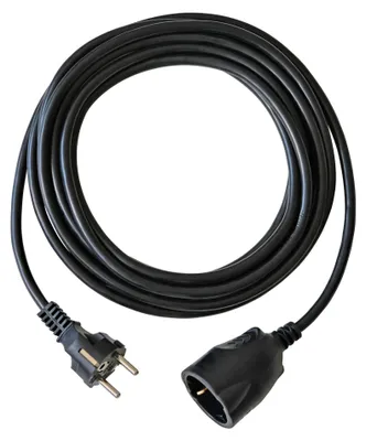 Obrázok produktu pre brennenstuhl® 1162190 Plastový predlžovací kábel - 5 m, čierny, H05VV-F 3G1.5