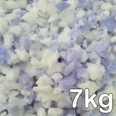 Produktbild von 7kg DIY Schaumstoffflocken Füllmaterial für Kissen, Bastelbedarf, Verpackungen, Sitzsäcke, Polster, Hundekissen, Kuscheltiere usw