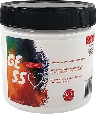 Zdjęcie produktu dla Gesso grunt - Loveart - 500ml