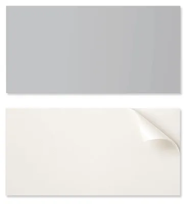 Image de Revêtement mural autocollant en vinyle pour chambre d'adolescent, dimensions 100 x 50 cm, couleur gris clair