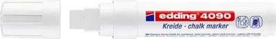 Productafbeelding van edding 60820000000, krijtstift, wit, lijndikte: ca. 4-15 mm, uitvoering: losse stift... – voordelige set van 5 stuks