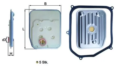 Image de KNECHT HX 147KIT filtre hydraulique pour transmission automatique