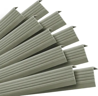 Immagine prodotto di QUEST Set: profili antiscivolo autoadesivi per scale, verde oliva, 40x25 mm, 100 cm