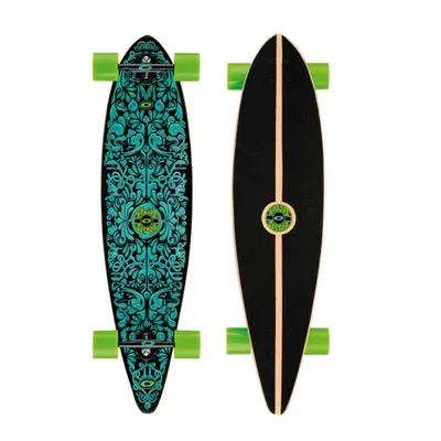 Image de Osprey Spectrum 40" Pintail Longboard Skateboard - Roulements ABEC 9 - Douilles 95A - Roues 75 x 65mm SHR 80A PU
