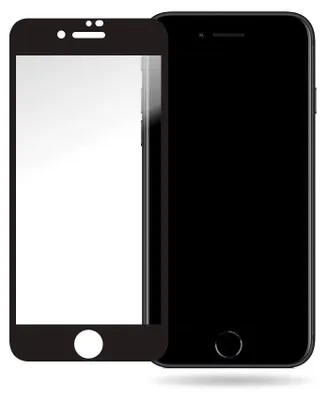 Produktbild von Mobilize Premium iPhone 7 Panzerglas Gehärtetes Glas Displayschutz - Hüllenfreundlich - Schwarz