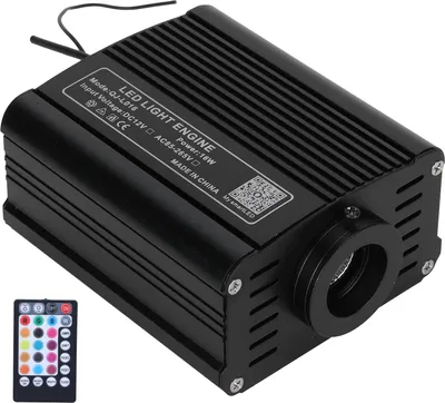 Image de RGBW Fiber Optic Light Engine Source LED Voice Control Décoration d'éclairage de plafond