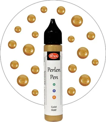 Produktbild von ViVA DECOR Perlen Pen 28 ml gold