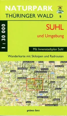 Image de Carte de randonnée Suhl et ses environs
