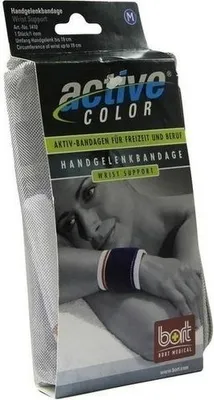Produktbild von BORT ActiveColor Handgelenkbandage M blau