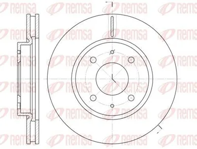 Produktbild von 2x REMSA Bremsscheibe 6890.10 vorne für MITSUBISHI Lancer VII Kombi (CS_W CT_W)