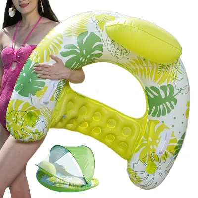 Imagen del producto de Solidchoice: Flotador portátil para piscina con portavasos